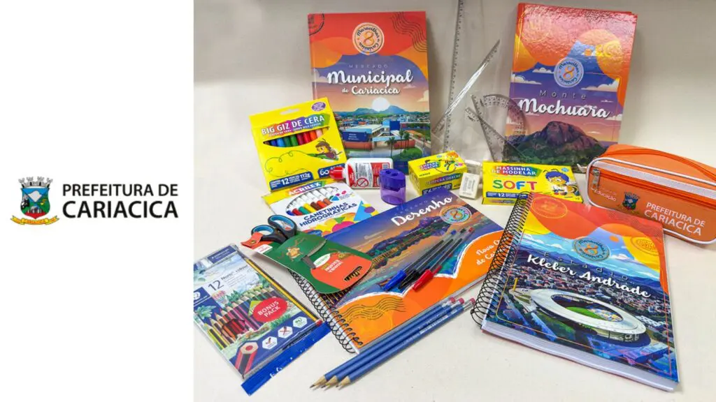 Volta às aulas: alunos receberam os kits escolares desde o primeiro dia de aula em Cariacica