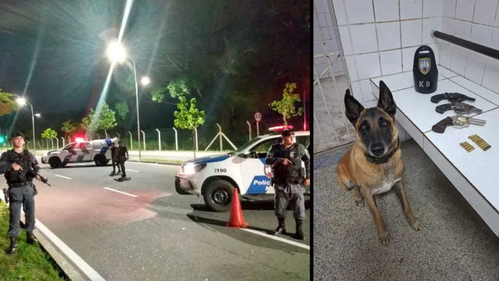 Polícia Militar e GCM apreendem armas após confronto em José de Anchieta