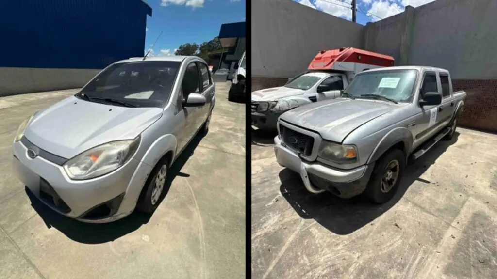 Ford Fiesta 2014/2014 e Ranger 2007 estão entre os veículos listados, segundo edital da SEGER-ES