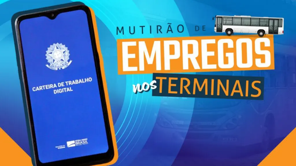 Mutirão de Empregos disponibiliza 1.500 novas vagas no terminal de Cariacica Mutirão oferece 1.500 vagas de emprego em Cariacica