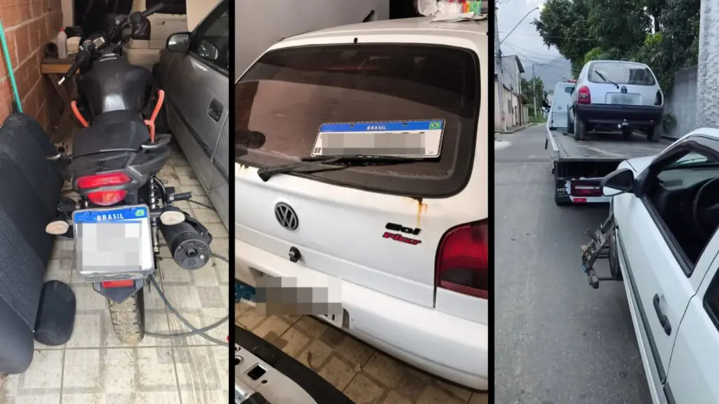 Polícia Civil e GCM recuperam três veículos roubados na Serra Polícia Civil e GCM recuperam três carros roubados e apreendem centenas de medicamentos na Serra