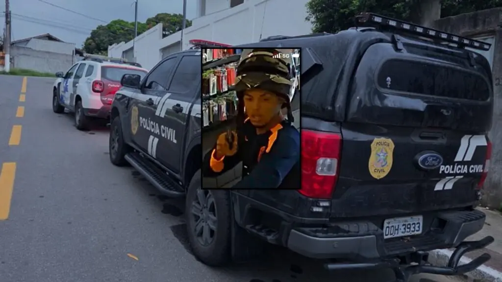 Polícia Civil divulga imagens e busca suspeito de roubo em loja de celulares