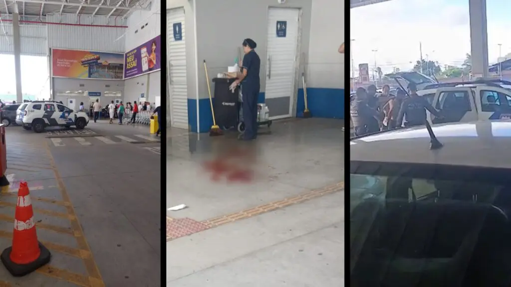 Sujeito tenta invadir supermercado armado com faca e é detido após ferir segurança na Serra