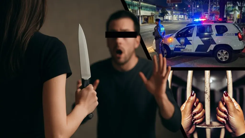 Homem é esfaqueado por companheira dentro de casa após discussão na Serra