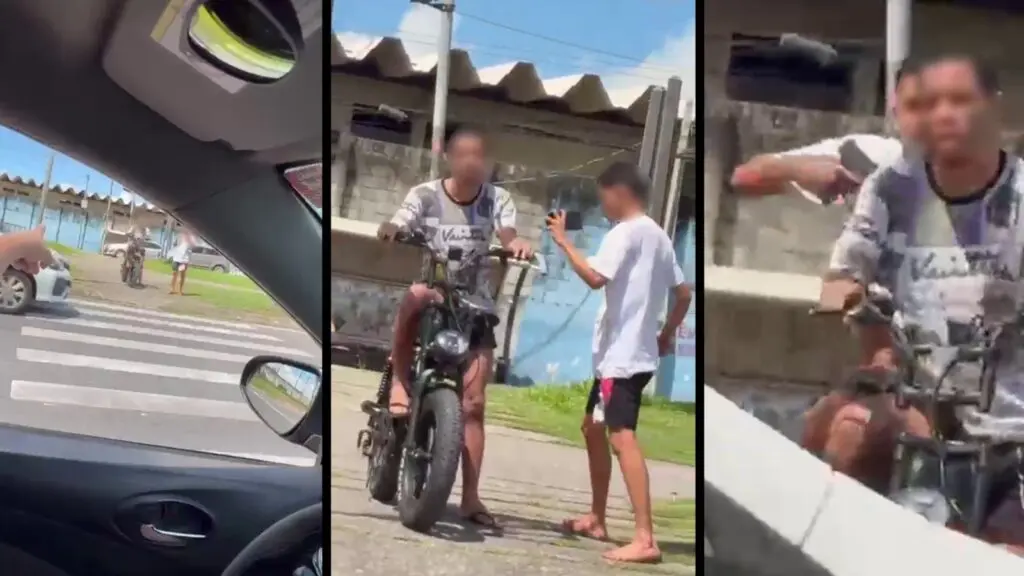 Dupla é detida após roubar bicicleta elétrica de entregador na Serra Vídeo flagra dupla após roubo de bicicleta elétrica, e suspeitos acabam detidos na Serra