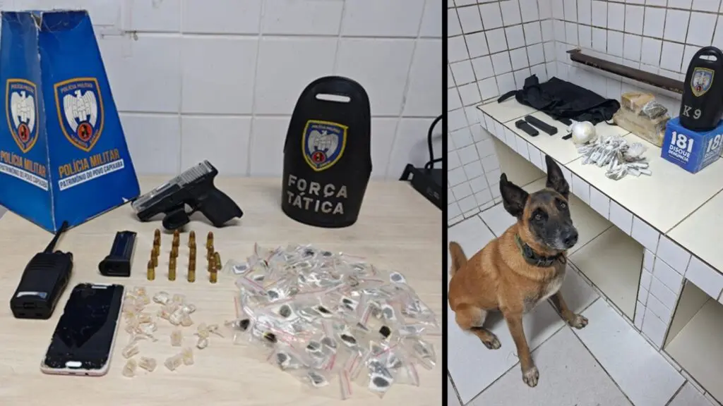 Polícia Militar apreende armas e drogas em bairros da Serra