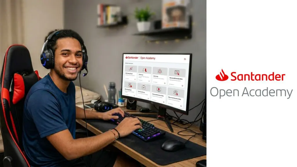 Santander oferece mais de 1.000 cursos gratuitos em sua plataforma online Cursos gratuitos com certificado estão disponíveis e podem mudar sua carreira