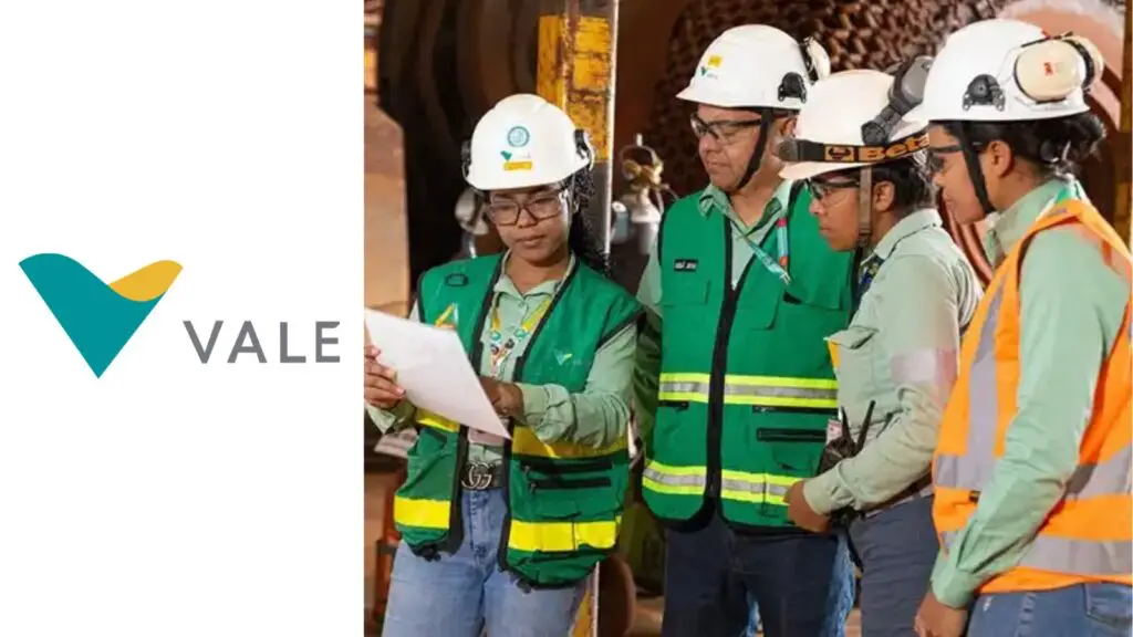 Vale anuncia 202 novas vagas de emprego em diferentes áreas e níveis de atuação Vale abre centenas de vagas e inclui oportunidades no Espírito Santo