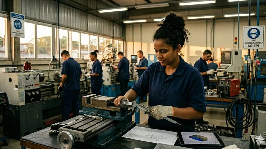 SENAI abre cursos gratuitos de modelagem e manutenção industrial em Cariacica