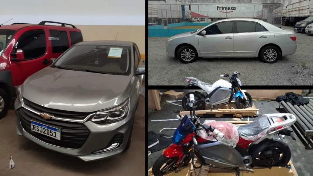 Receita Federal abre leilão com carros, eletrônicos e joias a partir de R$ 60 Receita Federal abre leilão com produtos apreendidos e lances a partir de R$ 60
