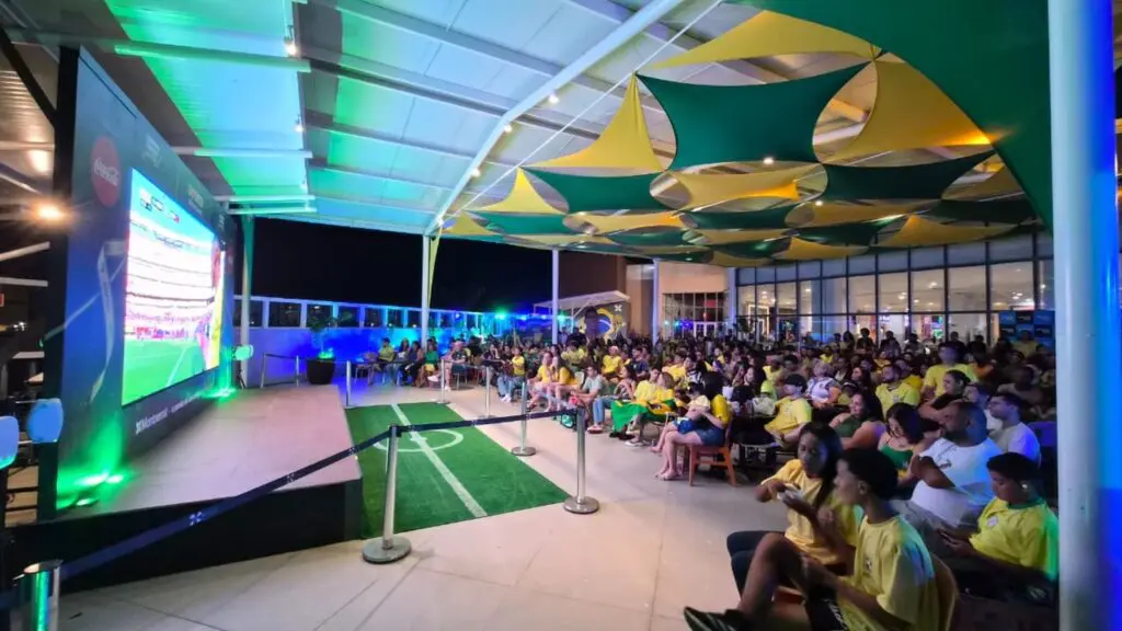 Shopping Montserrat transmite Brasil x Noruega em arena gratuita na Serra neste domingo