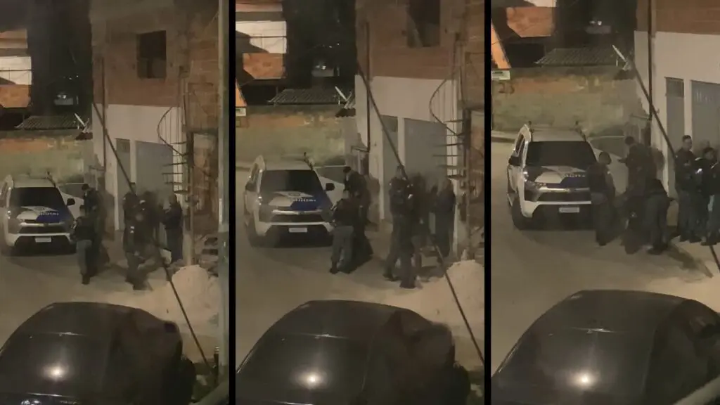 Vídeo: moradores acusam PM de colocar areia em moto durante abordagem na Serra Policial militar é filmado colocando areia no tanque de uma motocicleta durante abordagem na Serra