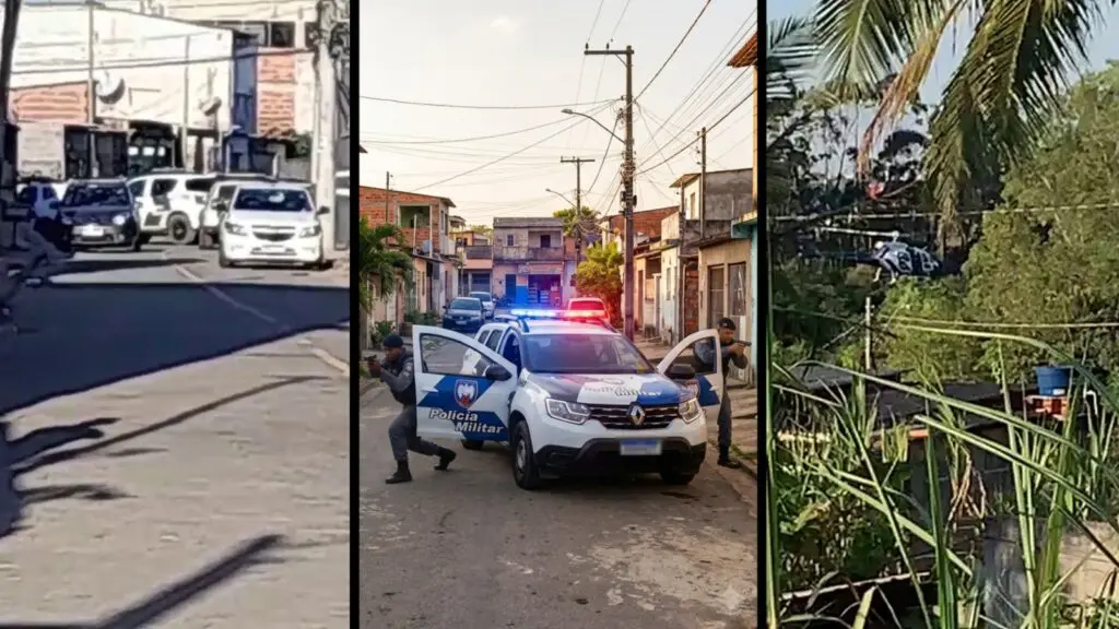 Operação termina em troca de tiros, apreensão de drogas e suspeito detido na Serra