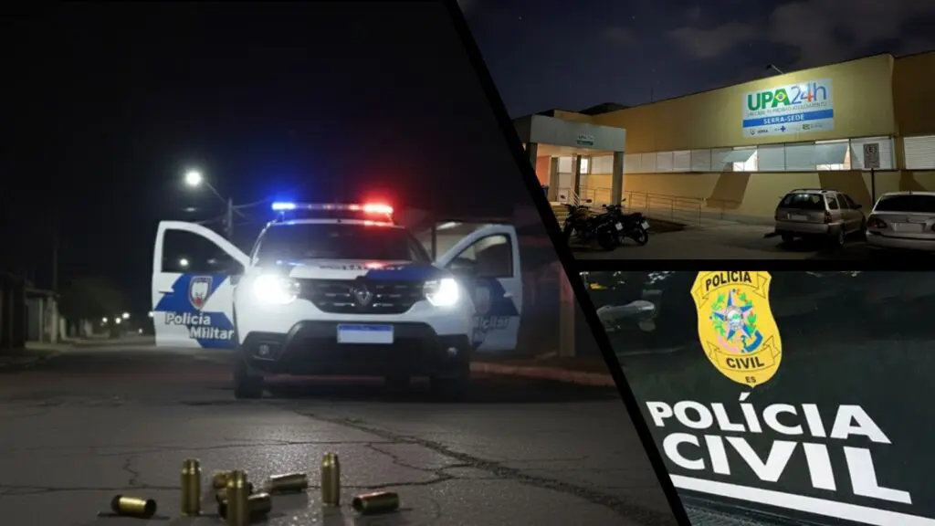 Adolescente é socorrido em estado grave após ser baleado diversas vezes na Serra Polícia Militar socorre adolescente baleado em estado grave na Serra