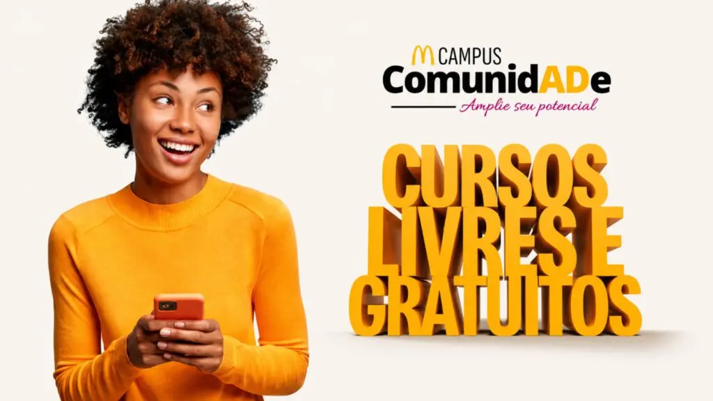 Plataforma do McDonald’s oferece mais de 30 cursos gratuitos com certificado Plataforma do McDonald's oferece mais de 30 cursos gratuitos