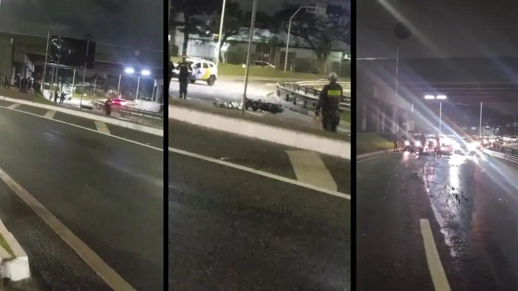 Motoboy morre após ser atropelado por ônibus do Transcol na Serra Motoboy morre após cair da moto e ser atingido por ônibus do Transcol