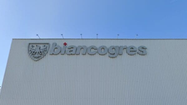 Foto ilustrativa da fachada da empresa Biancogres