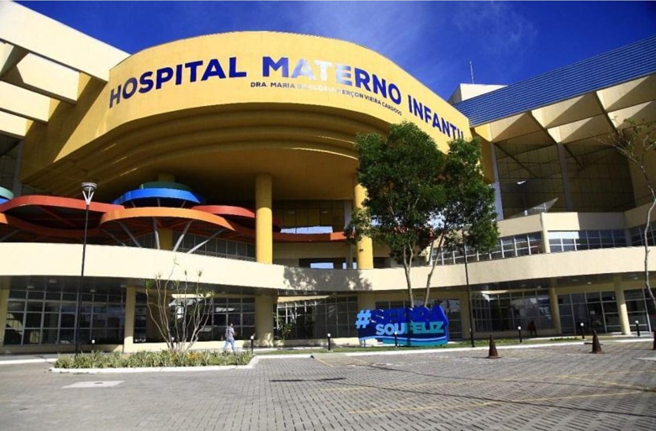 Fachada do Hospital Materno Infantil da Serra