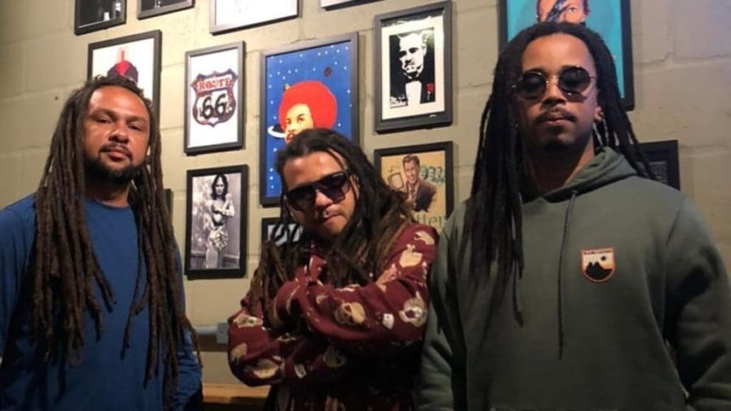 Foto do trio da Banda Herança Negra