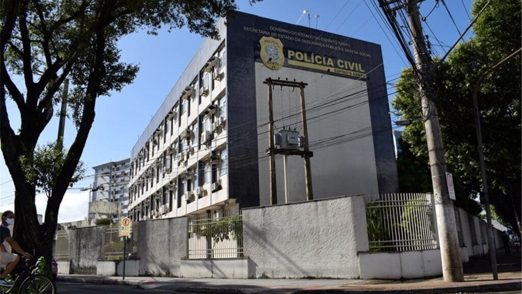 Prédio da chefatura da Polícia Civil