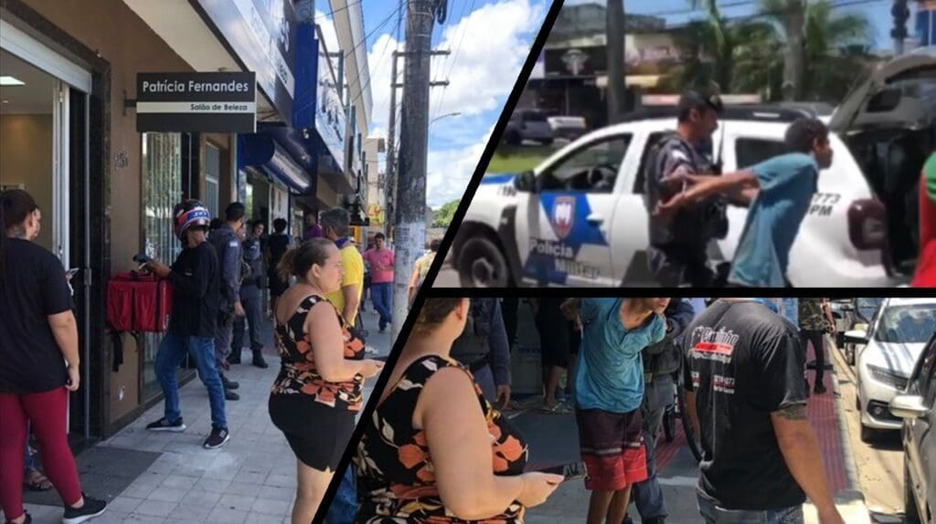 Imagens da prisão do menor em Porto Canoa