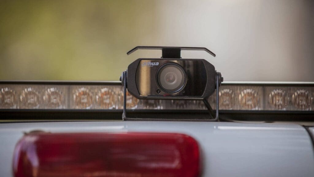 Câmera em viatura