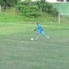 Goleiro do Capixaba entregando gol para o Serra FC