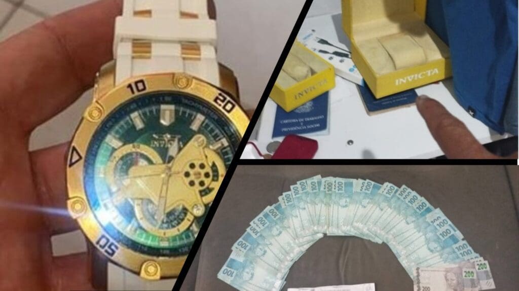 Envelope de dinheiro que supostamente desapareceu da casa