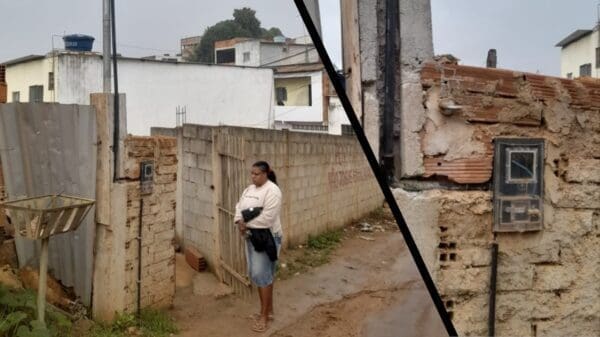 Moradora do bairro Palmeiras que pede instalação elétrica da EDP