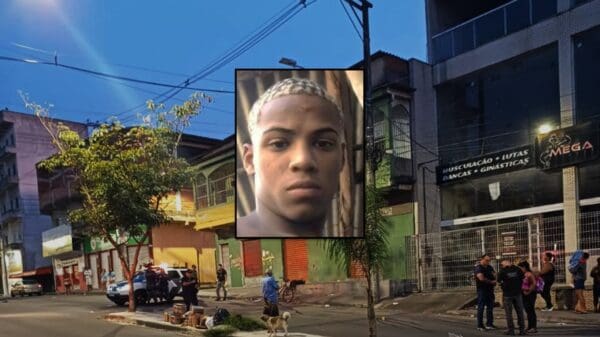 Cenário do crime onde um adolescente morto em Vila Nova de Colares
