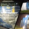 Caminhão roubado capota após a perseguição com a PRF