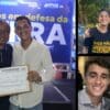 Vilmar Júnior ao lado de políticos da Serra e Brasil