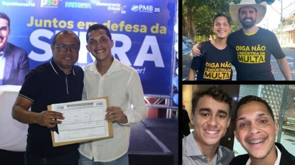 Vilmar Júnior ao lado de políticos da Serra e Brasil
