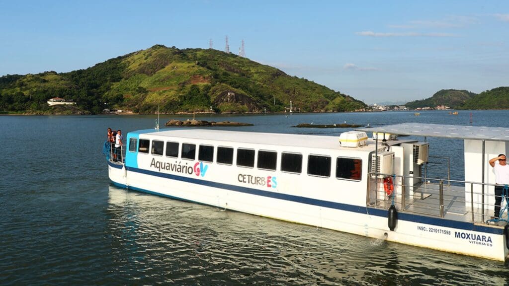 TV ALES irá transmitir a inauguração do Aquaviário ao vivo, confira a programação e como assistir Aquaviário zarpando de Vitória, no Espírito Santo