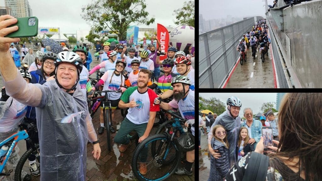 Governador participa do “Pedalaço pela Paz” na inauguração da ciclovia e ampliação na Terceira Ponte Renato Casagrande em Inauguração da Terceira Ponte