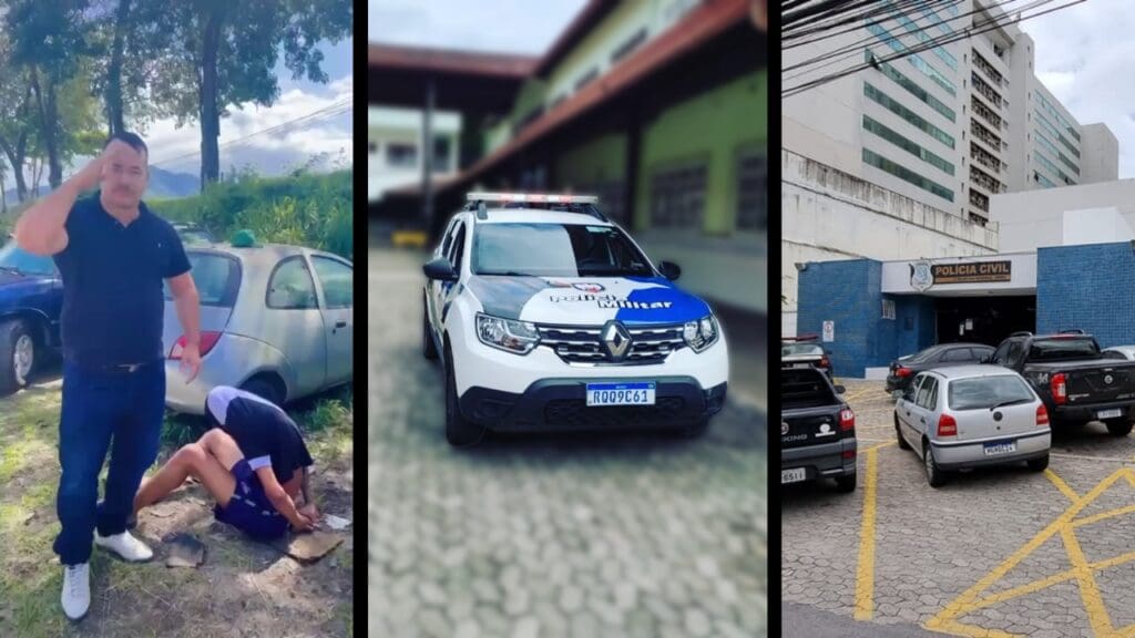 Policiais militares à paisana recuperam veículo roubado na Serra.