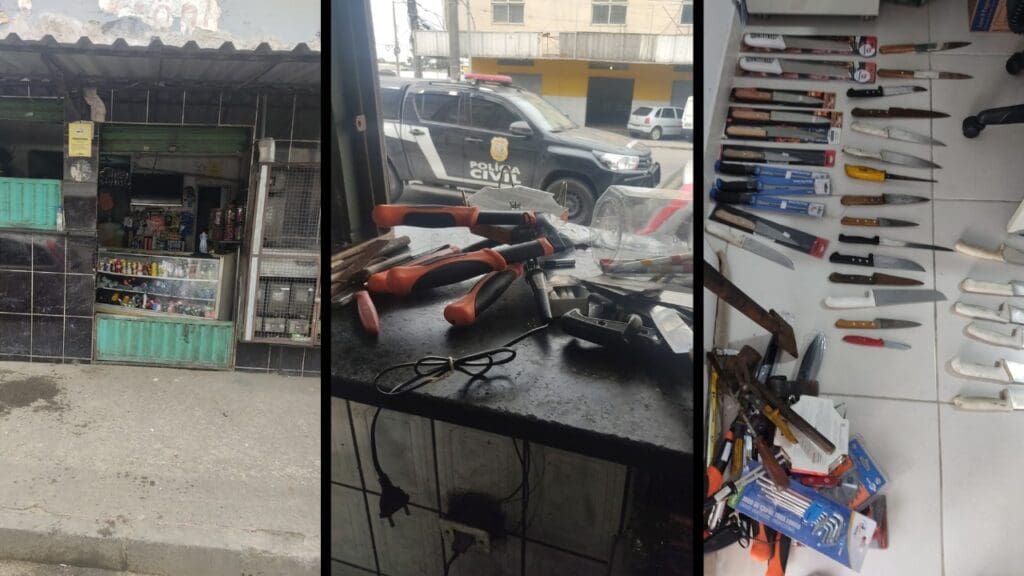 Polícia Civil prende comerciante por interceptação de mercadorias.