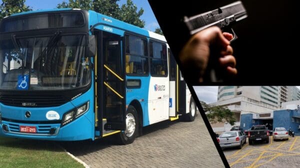 Quadrilha assalta ônibus na Serra