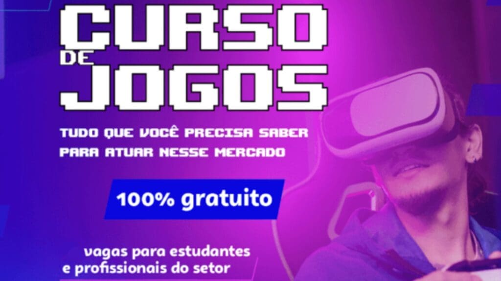 Curso do SEBRAE voltado para desenvolvedores e empresarios do ramo de games.