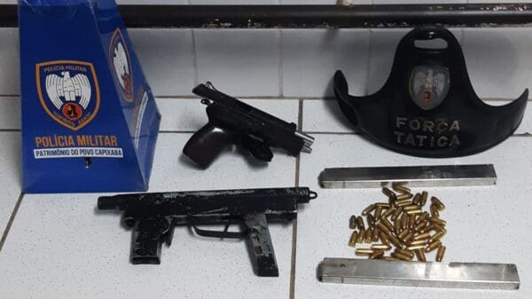 Força Tática faz nova apreensão de armas e prende traficantes em Planalto Serrano