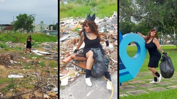 Maria do Bairro visita o lixão de Nova Almeida e prefeitura da Serra fica em silêncio
