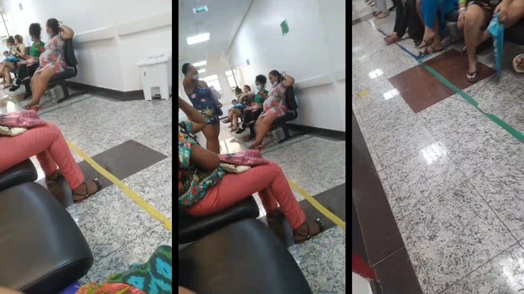 Vídeo: Gestantes e acompanhantes continuam denunciando demora por atendimento no Hospital Materno da Serra