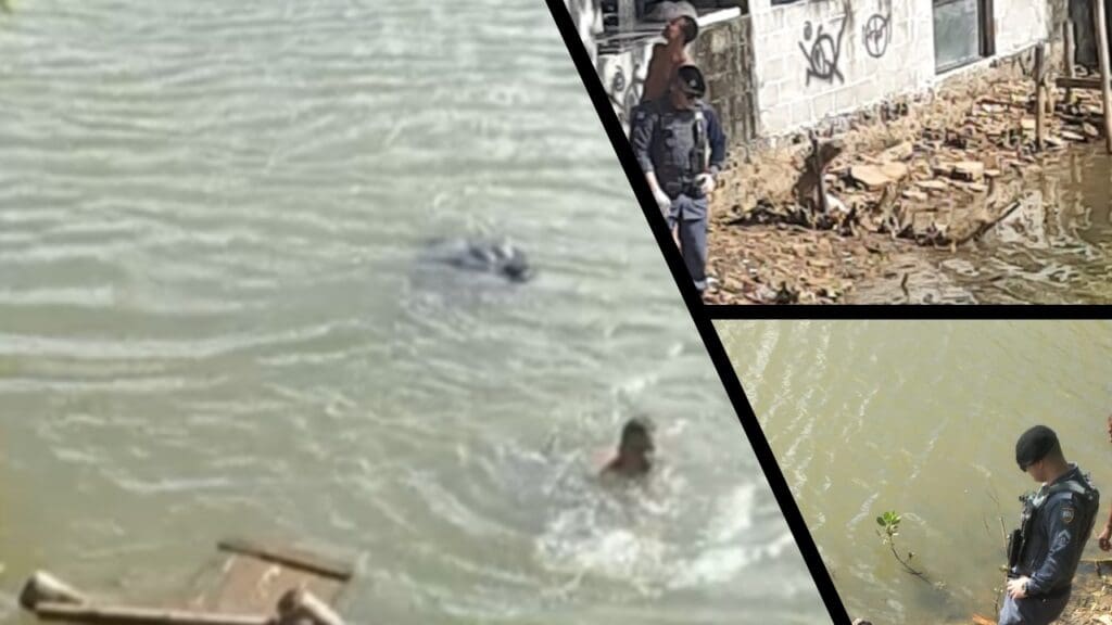 Vídeo: Corpo é resgatado após ser encontrado boiando dentro de rio em Nova Almeida