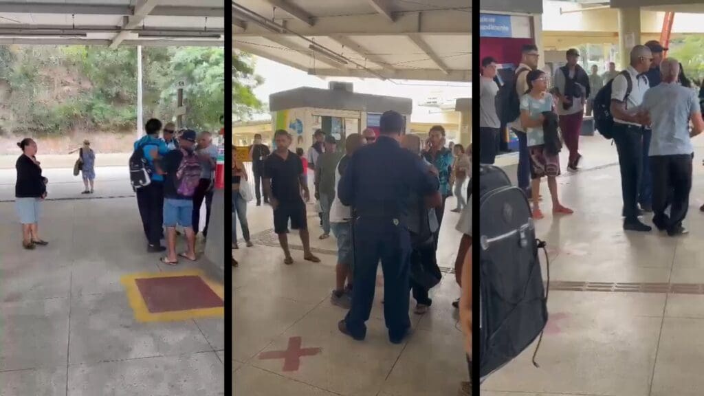 Vídeo: adolescente agride homem por suposto assédio em ônibus no ES
