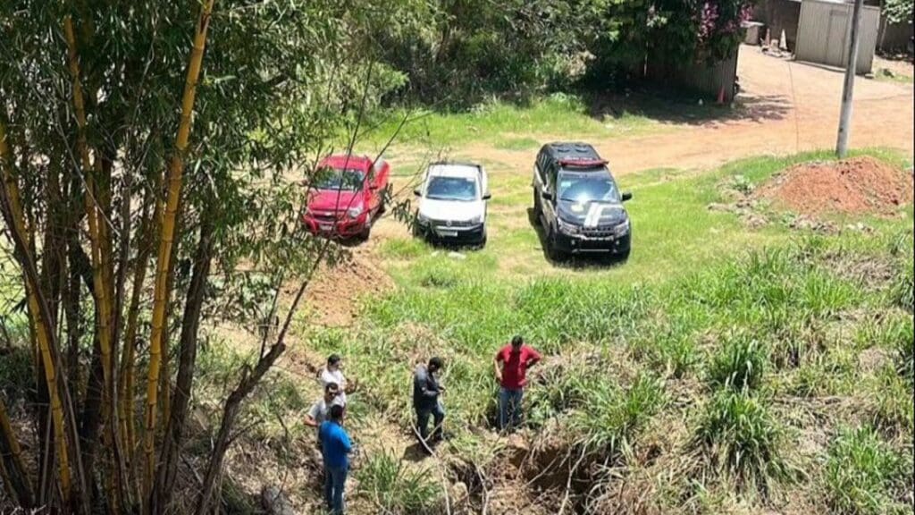 Policia Civil encontra restos mortais em galeria pluvial em Aracruz.