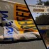 Morador da Serra cria faixa com cobrança de promessa atrasada do prefeito Sergio Vidigal