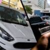 Dupla faz motorista de app de refém antes de roubar seu veículo.