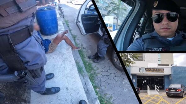 Polícia Militar prende sujeito dois dias seguidos na Serra.