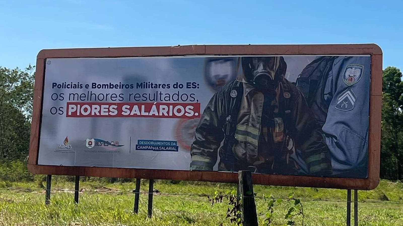 Bombeiros e Militares capixabas continuam com os piores salários do Brasil