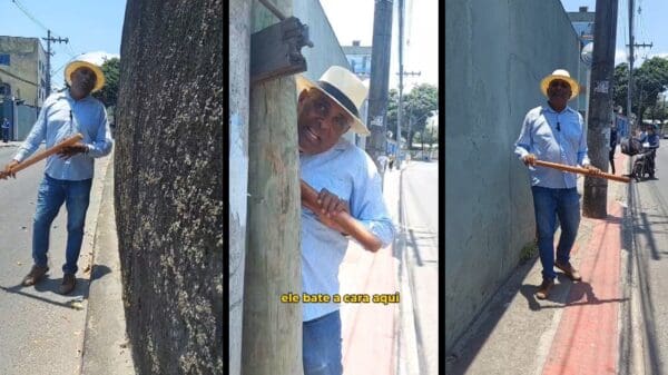 Vídeo: Professor Petrônio denuncia falta de calçada e acessibilidade nas ruas da Serra